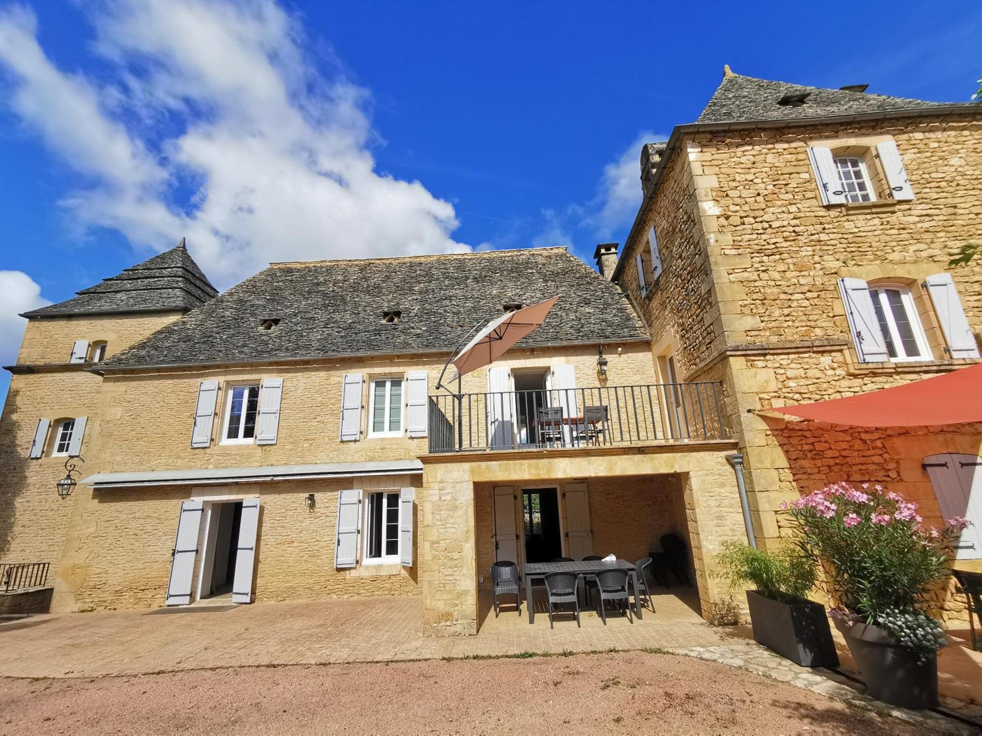 Hotel Domaine Jolidetour Climatise, Piscine Et Tennis Prives Saint-Crépin-et-Carlucet Exterior foto